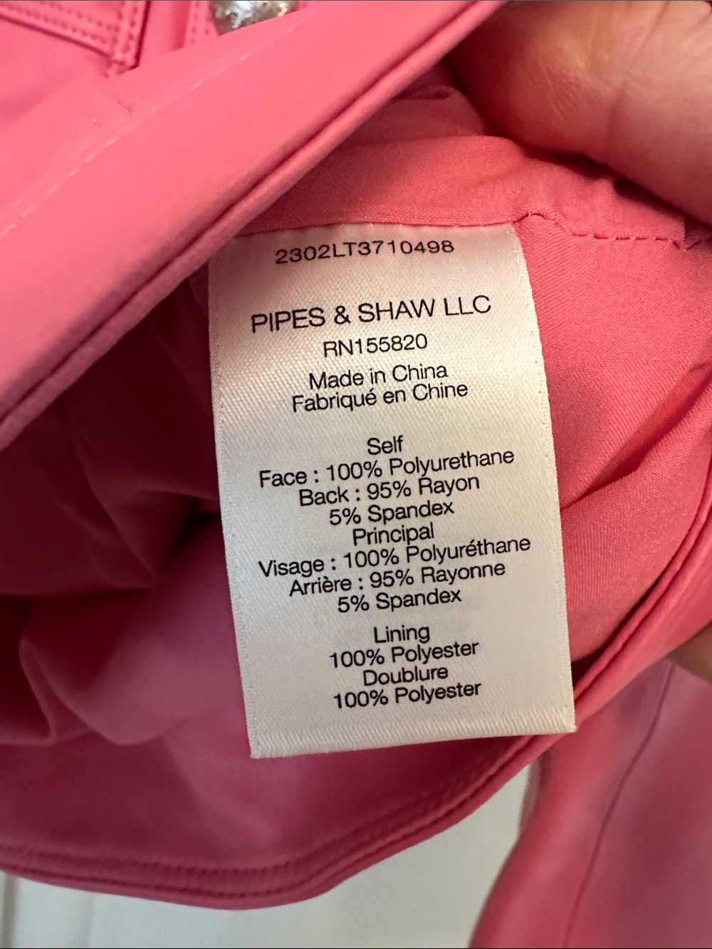 LIKE NEW Veronica Beard Leather Pink Structured Jacket - Picture 5 of 6